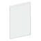 Azar Displays 11"W x 17"H Wall U-Frame w/ Holes, PK10 162708 - alternate 1